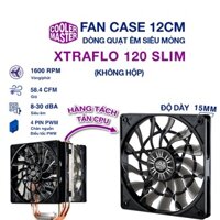 Quạt tản nhiệt case Cooler Master XtraFlo 120 Slim 12015 1600 RPM 58.4 CFM - Fan Case 12cm ( Phụ kiện Pico )