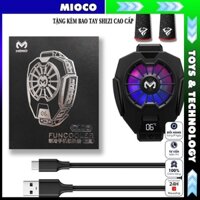 Quạt tản nhiệt chơi game sò lạnh MEMO DL05 FL05 G6 PUBG FF ROS siêu lạnh, hiển thị nhiệt độ, đèn LED RPG