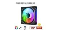 Quạt Tản Nhiệt Cooler Silent Fan V206B Led RGB Đen