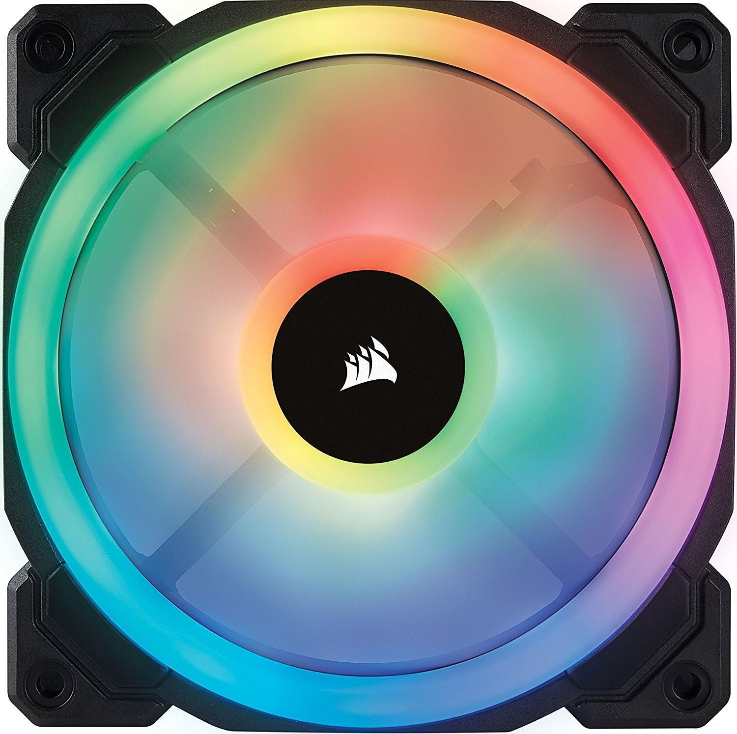 Quạt tản nhiệt Corsair HD140 (HD 140) RGB Led 2 Fan