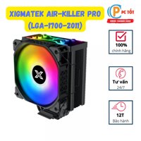 Quạt tản nhiệt CPU XIGMATEK AIR-KILLER PRO (EN47895) – TDP 160W, ARGB (1 FAN X22A, TOP COVER)