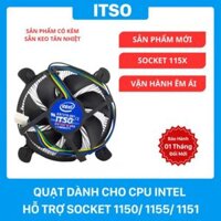 Quạt tản nhiệt dành cho CPU Intel hỗ trợ socket 1155/1150/1151