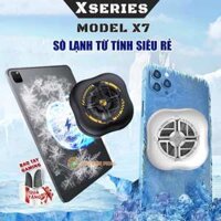 Quạt tản nhiệt điện thoại máy tính bảng X7 sò lạnh từ tính giá rẻ hỗ trợ tăng fps gaming liên quân