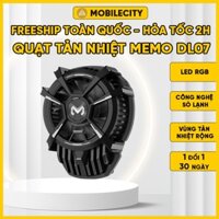 Quạt Tản Nhiệt Điện Thoại MEMO DL07 - Siêu lạnh, Đệm Chống Xước Silicone, LED RGB - Phụ Kiện MobileCity