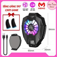 Quạt tản nhiệt điện thoại MEMO DL05 [TẶNG GĂNG TAY CHƠI GAME] - Làm mát siêu nhanh - Màn LED - Hiển thị nhiệt độ