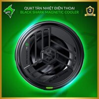 Quạt Tản Nhiệt Điện Thoại Từ Tính Black Shark Magnetic Cooler Lực hút 15N  Giảm nhiệt tới 23 - Hàng Chính Hãng - Đen