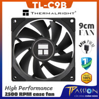 Quạt tản nhiệt Fan Case 9cm THERMALRIGHT TL - C9B - Chính hãng, điều tốc 4 Pin PWM, phù hợp mini ITX, mITX, HTPC