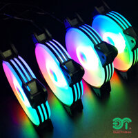 Quạt Tản Nhiệt, Fan Case Led RGB Coolmoon X1 – Không Cần Hub