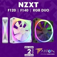 Quạt Tản Nhiệt Fan case NZXT F120 | F140 RGB DUO | BLACK | WHITE AER RGB 2 120mm 140mm - Chính hãng, digital LED Rainbow