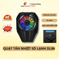 Quạt Tản Nhiệt Gaming Cho Điện Thoại HD DESIGN MEMO DL06 Công Nghệ Sò Lạnh - Làm Mát Siêu Nhanh - Giảm Nhiệt Độ