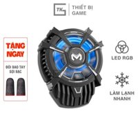 Quạt tản nhiệt gaming cho điện thoại di động MEMO DL07 led RGB công nghệ sò lạnh làm mát cực nhanh cực lạnh