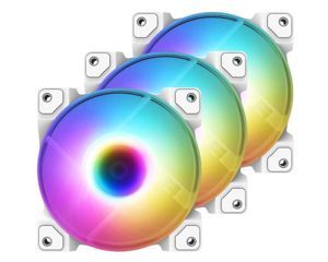 Quạt tản nhiệt ID Cooling DF-12025-ARGB Trio Snow