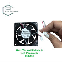 QUẠT TẢN NHIỆT , LÀM MÁT BLOCK TỦ LẠNH PANASONIC 9V 3 DÂY 9.3CM X9.3CM 7 CÁNH HÃNG NIDEC
