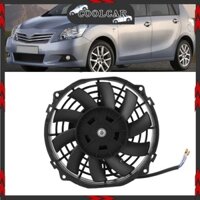 Quạt tản nhiệt làm mát điện đa năng 7 inch màu đen 10 cánh Kéo đẩy DC 12V cho ô tô - CoolCar
