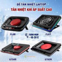 Quạt tản nhiệt laptop máy tính FL08 FL07 GT626 GT610 GT500 - Đế tản nhiệt laptop 17 inch - Giá đỡ Surface book pro