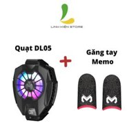 Quạt tản nhiệt MEMO DL05 - Phụ kiện gaming dành cho điện thoại tích hợp công nghệ sò lạnh hạ nhiệt nhanh chóng - Hàng chính hãng - DL05 găng tay memo