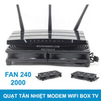 Quạt tản nhiệt modem wifi box tv USB 5V kép 2000