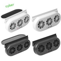Quạt tản nhiệt ô tô CYBERLINX, 3 quạt sạc năng lượng mặt trời Quạt xả ô tô năng lượng mặt trời, 3 đầu di động Tản nhiệt Quạt thông gió tự động có độ ồn thấp Cửa sổ ô tô