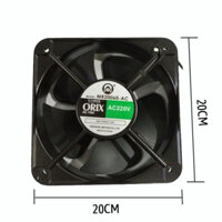 Quạt tản nhiệt ORIX MR20060 - 220V, quạt hút gió 20x20x6cm vuông