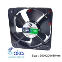 Quạt tản nhiệt Orix 200x200x60mm, Quạt hút tủ điện 220V chất lượng cao