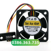 Quạt tản nhiệt Sanyo 9wf0424h6d05a/D01/F6d03/H7d04/6503 Quạt Làm Mát FANUC 24V Mới Sanyo