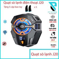 Quạt tản nhiệt sò lạnh điện thoại J20 - Tích hợp AI, thông minh, công suất cao