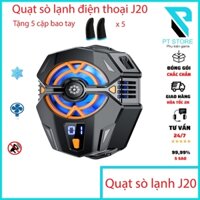 Quạt tản nhiệt sò lạnh điện thoại J20   - Tích hợp AI,  thông minh, công suất cao