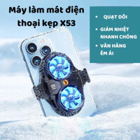 Quạt Tản Nhiệt Sò Lạnh X53, X57, X18N Cho Điện Thoại Làm Mát Thiết Bị Khi Livestream Quay Video Thởi Gian Dài (JA SHOP)