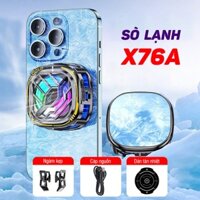 Quạt tản nhiệt sò lạnh X76A ngàm kẹp, nam châm, làm lạnh nhanh