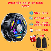 Quạt tản nhiệt sò nóng lạnh GT29 công suất cao - Quạt sò lạnh hít nam châm cực mạnh dành cho điện thoại máy tính bảng