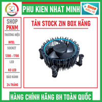 quạt tản nhiệt stock FULL BOX dùng cho CPU I3 10105F, 12100, I5 10400F, 12400( NGUYÊN KEO TẢN) socket 1700 BH 3 tháng