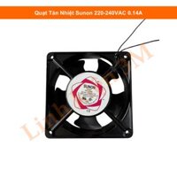Quạt Tản Nhiệt Sunon 12x12x3.8 cm | 220-240VAC 0.14A Taiwan