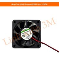 Quạt Tản Nhiệt Sunon 6X6X1.5cm 12VDC