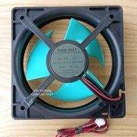 Quạt tản nhiệt tủ lạnh NMB 9V 2 DÂY CÁNH XANH - Motor quạt tủ lạnh NMB 9v 2 dây kt 11,3cm x 11,3cm