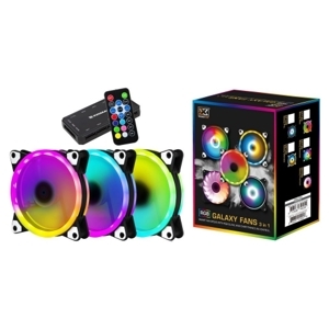Quạt tản nhiệt Xigmatek Galaxy Elite RGB 3 fans