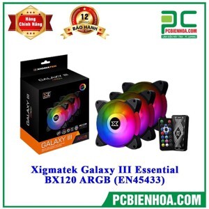 Quạt tản nhiệt Xigmatek Galaxy II Essential (kit 3 fan)