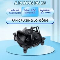Quạt Tản Nhiệt/Fan CPU Intel Lõi Đồng Gen 11 - 12 Kèm Keo Tản Nhiệt.