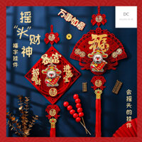 quạt thần tài mẫu mới, hàng đẹp, khánh treo tết 2025 decor nhà cửa đẹp DC shop