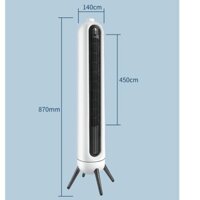 Quạt Tháp Điều Hoà Không Cánh AUX decor phòng có điều khiển từ xa - Quạt Cây Đứng  Làm Mát Không Khí,Tiết Kiệm Điện