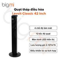 Quạt tháp điều hòa Levoit Classic 42 Inch LTF-F422-WEU – 4 chế độ làm mát, 12 mức tốc độ