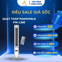 Quạt Tháp Điều Hoà Panworld The Luxuria PW-L360/PW-22G Xoay 360 Độ, Quạt Không Cánh Bảo Hành 2 Năm