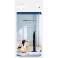 Quạt Tháp MIDEA ZAF09MR Vận Hành Êm Ái, Màn Hình Cảm Ứng, Điều Khiển Từ Xa – Hàng Chính Hãng
