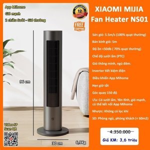 Quạt tháp Xiaomi Mijia Fan Heater NS01