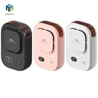 Quạt thắt lưng đeo HEALMEYOU, Quạt kẹp thắt lưng di động, Quạt điện nhỏ gọn màu hồng / trắng / đen làm mát có thể sạc lại ngoài trời