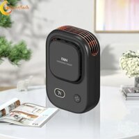 Quạt thắt lưng đeo RADIANTFLASH, Quạt kẹp thắt lưng làm mát, Màn hình pin thông minh Quạt điện di động màu hồng / trắng / đen đi bộ đường dài