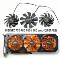 Quạt Thay Thế Đồ Họa zotac gtx 770 780 780ti 980 amp Mới