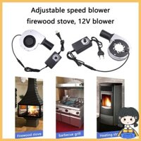 Quạt thổi 12V 2A đa năng ELE có ống thu không khí để sưởi ấm và ứng dụng BBQ với công suất 24W và kim loại Sh