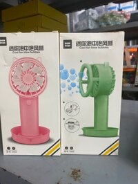 Quạt thổi bong bóng mẫu Z3/ 2020 {Hộp hơi xấu} tặng kèm 2 bình xà bông [BH: 1 tháng] / pktn sale