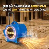 Quạt Thổi Khô Thảm Sàn Bằng Khí Nóng Gomek GM-29 – Công Suất 2900W Mạnh Mẽ