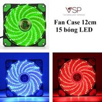 Quạt thông gió Fan Case LED 15 Bóng-Box -12cm - ĐỎ